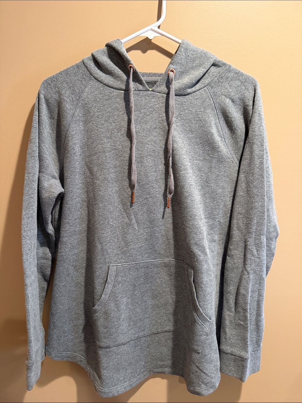 Xersion Heather Gray Hooded Pullover Sweatshirt